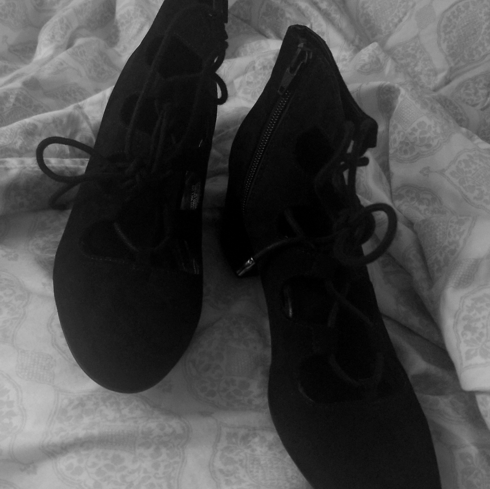Target Mossimo Supply Co. Strappy Velvet Heels